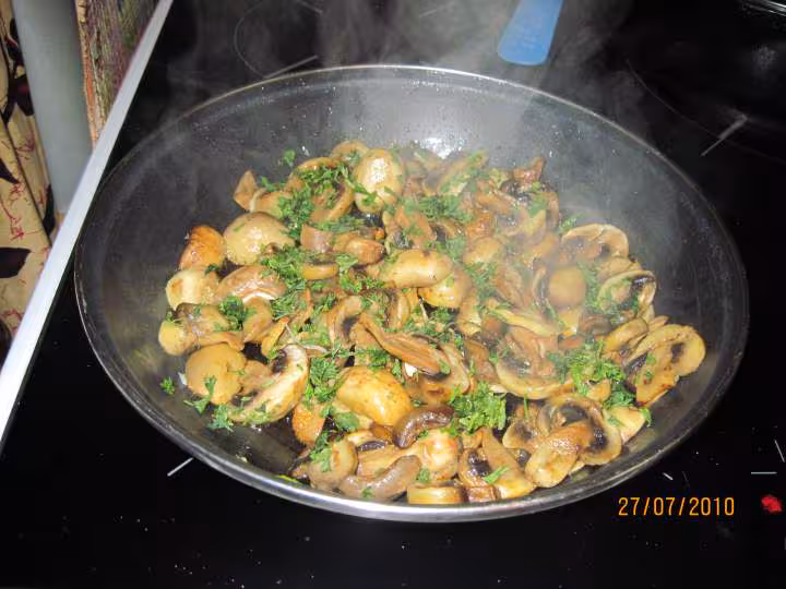 Coquillette aux champignons