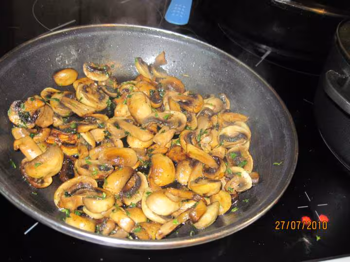 Coquillette aux champignons