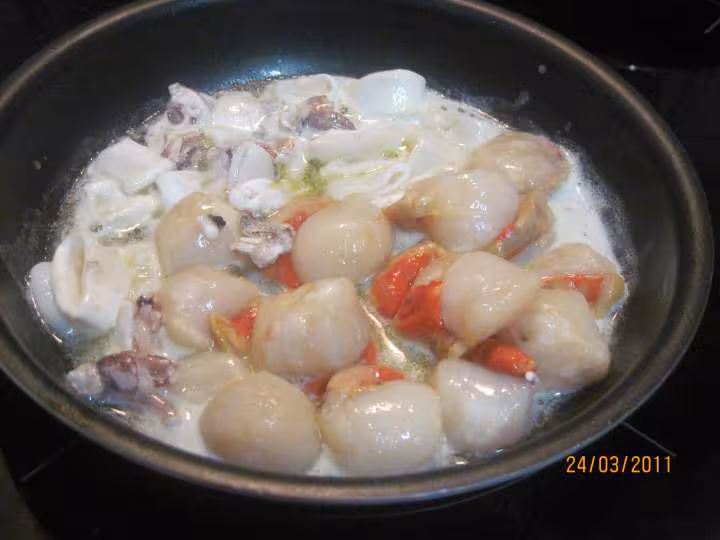 Coquillettes aux fruits mer