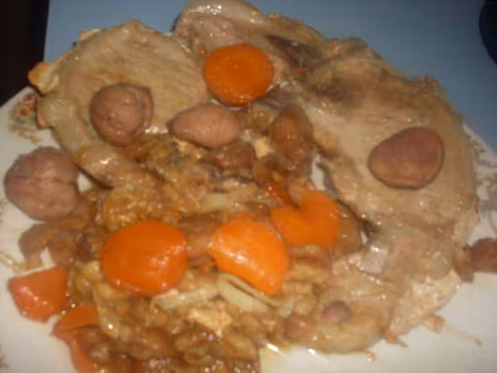 Cotelettes aux marrons