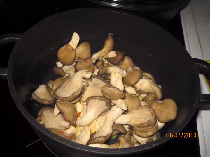 Cotelettes de veau aux pleurotes en sauce