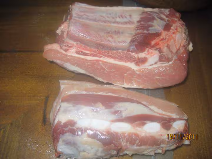 Coti de porc aux flagelets