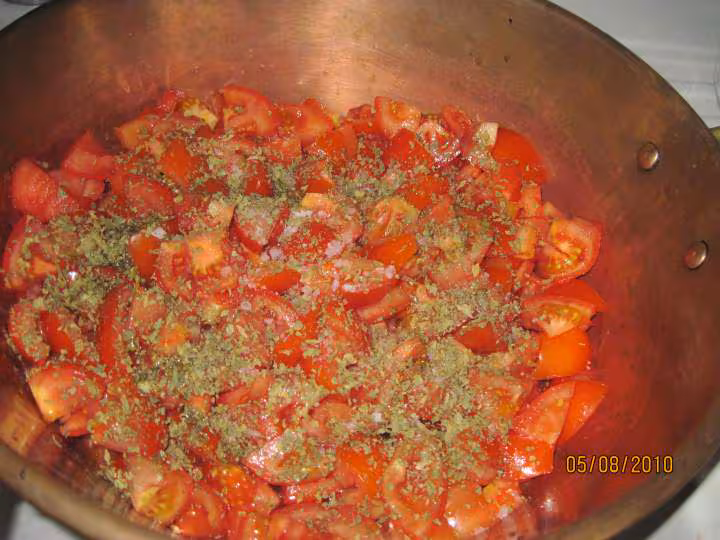 Coulis de tomates assaisonnes