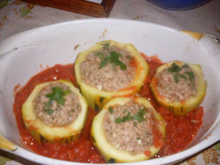 Courgettes farcies