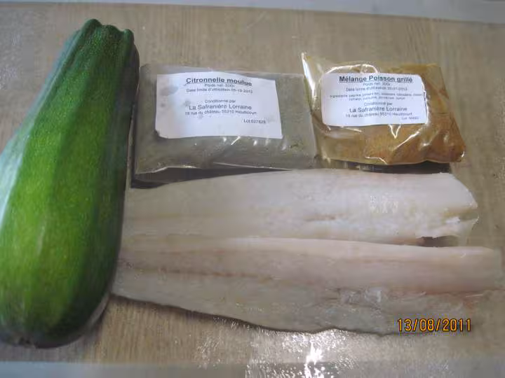 Courgettes farcies au poisson et anchois