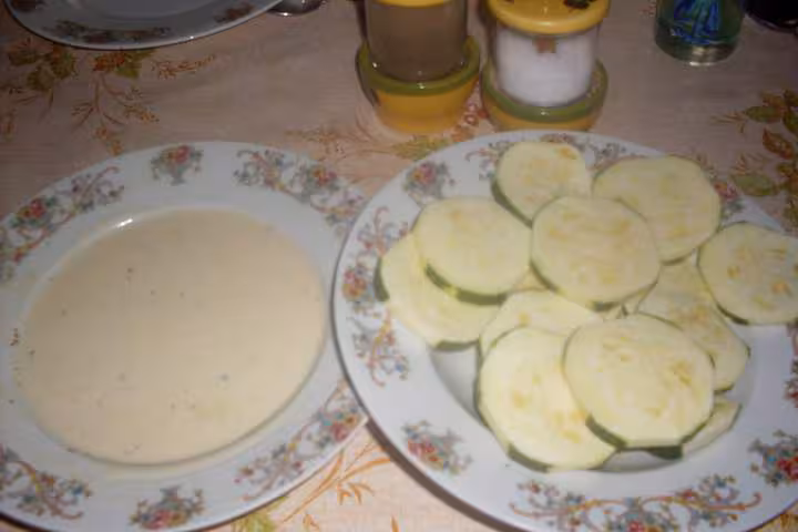 Courgettes frires photos