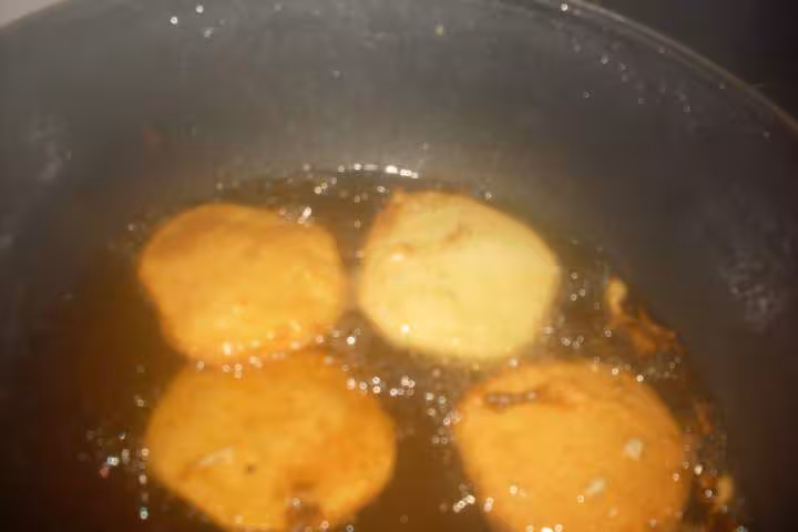 Courgettes frires photos