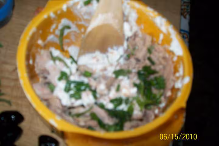 Couronne de riz au thon saumon et fromage