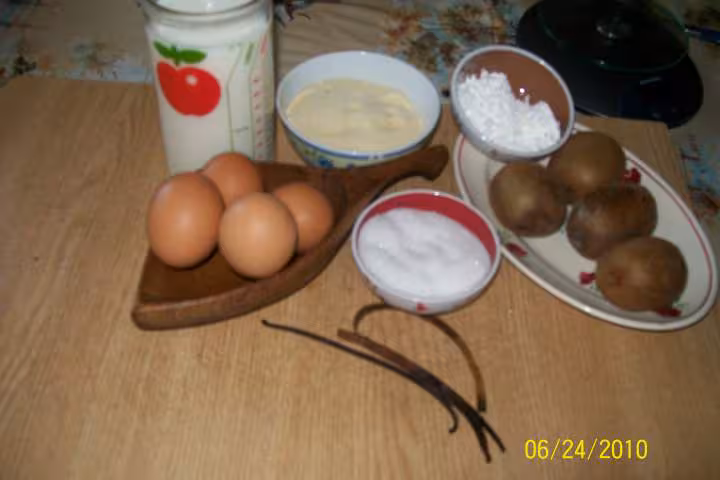 Creme de semoule aux kiwis