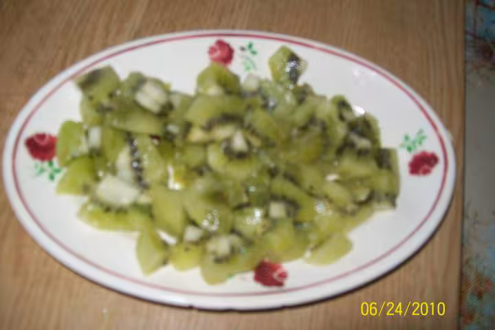 Creme de semoule aux kiwis
