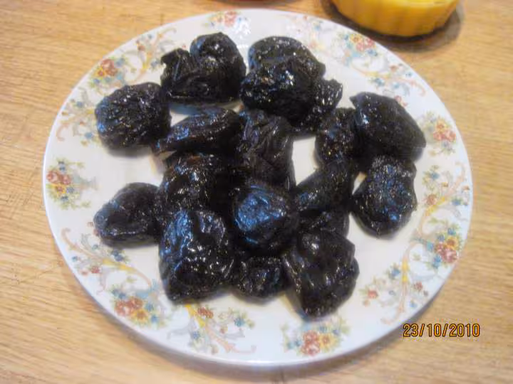 Creme de vanille aux pruneaux