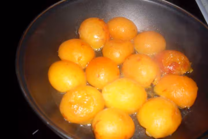 Crepe aux abricots