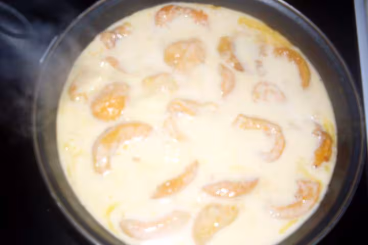 Crepe aux abricots