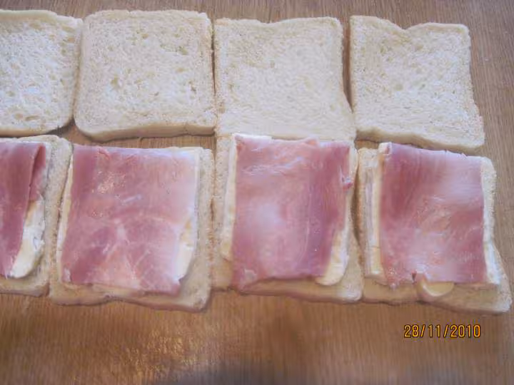 Croque monsieur au reblochon a ma facon