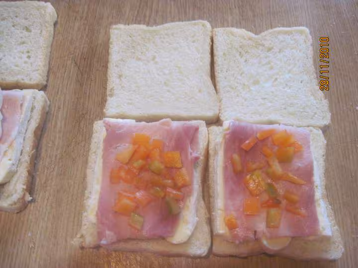 Croque monsieur au reblochon a ma facon