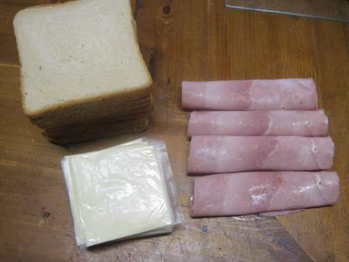 Croques monsieur au ketchup