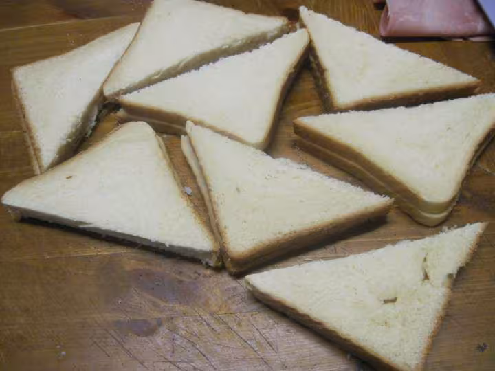 Croques monsieur au ketchup
