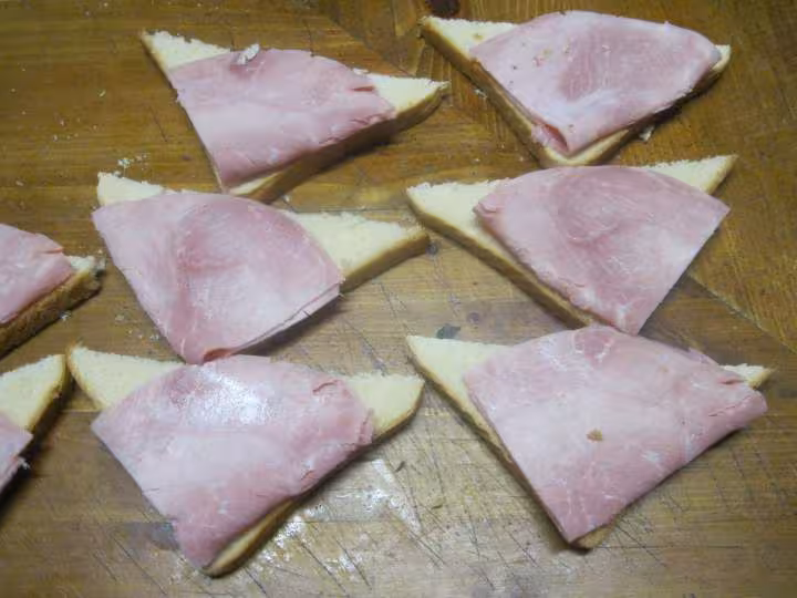 Croques monsieur au ketchup