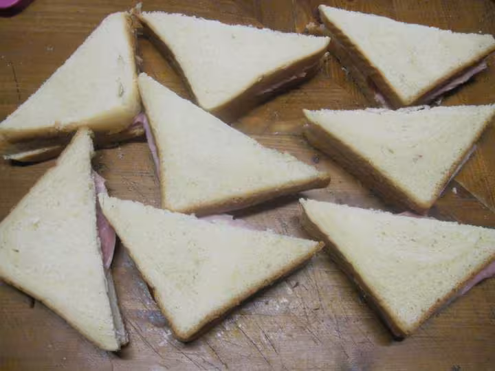 Croques monsieur au ketchup