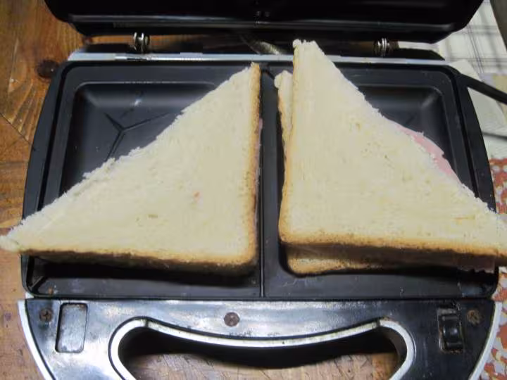 Croques monsieur au ketchup