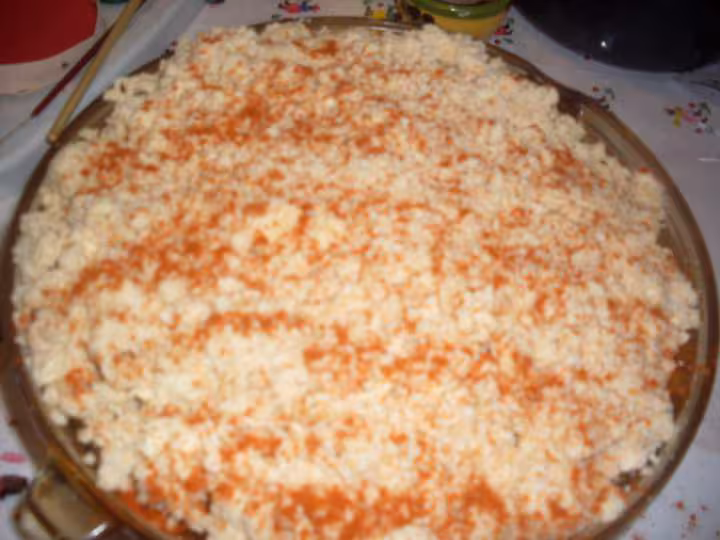 Crumble aux fruits de mer