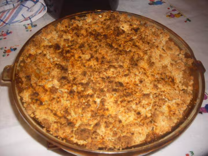Crumble aux fruits de mer