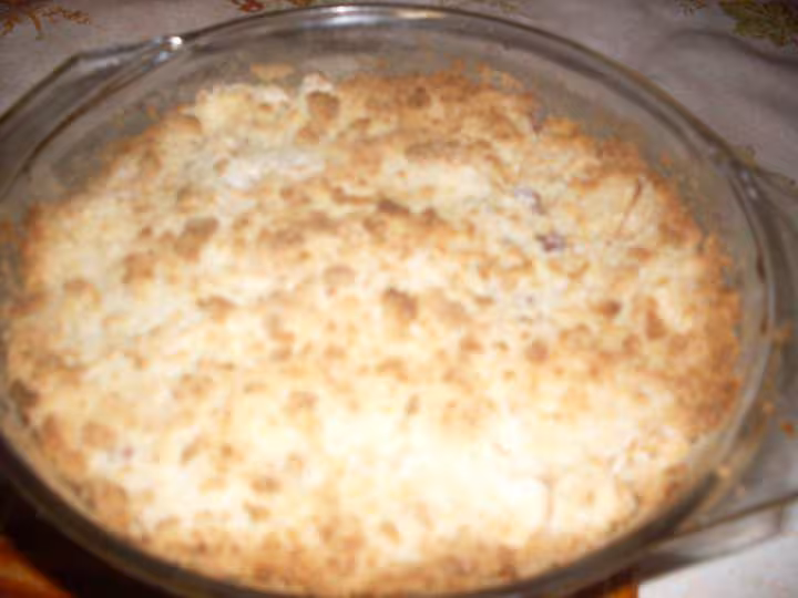 Crumble aux pommes amp airelles rapide