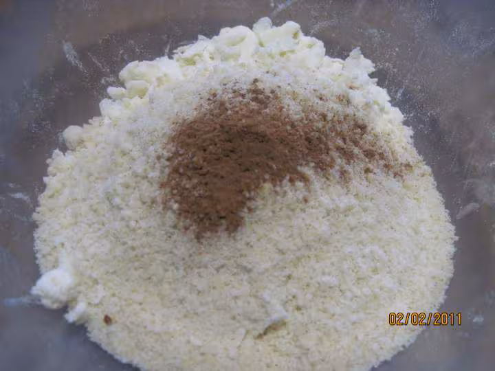 Crumble aux pommes et bananes