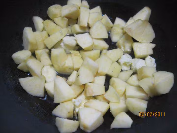 Crumble aux pommes et bananes