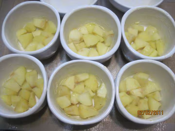 Crumble aux pommes et bananes