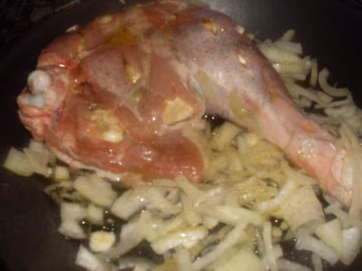 Cuisse de dinde sauce cuisinee
