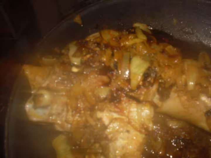 Cuisse de dinde sauce cuisinee