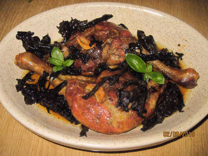 Cuisses de canard aux legumes