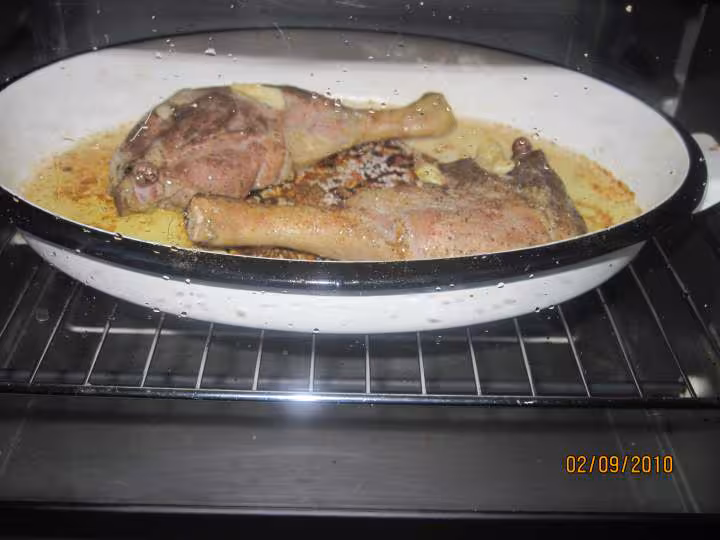 Cuisses de canard aux legumes