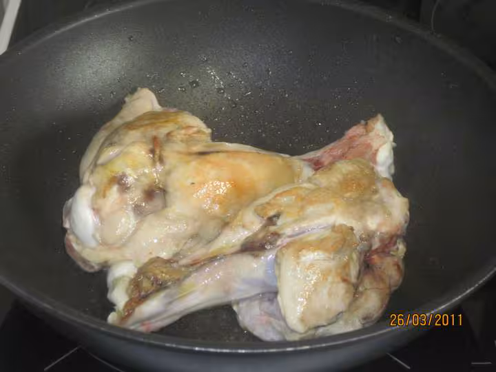 Cuisses de dinde aux legumes varies