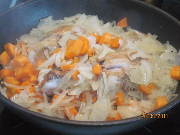 Cuisses de dinde aux legumes varies