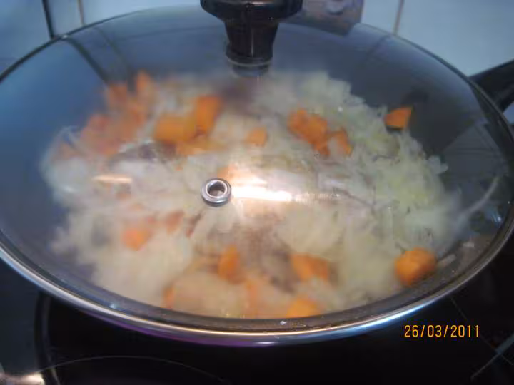 Cuisses de dinde aux legumes varies