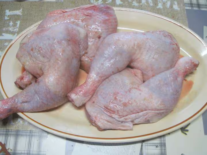 Cuisses de poulet a la ratatouille