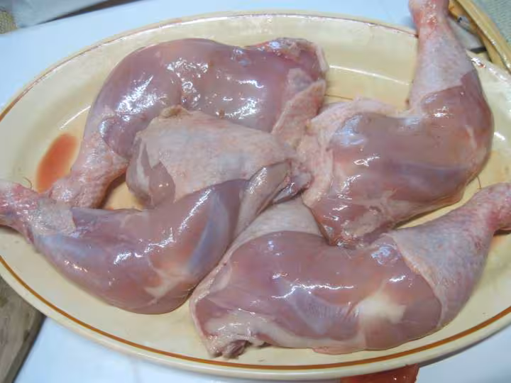 Cuisses de poulet a la ratatouille