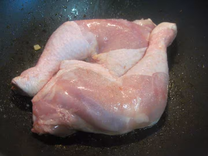 Cuisses de poulet a la ratatouille