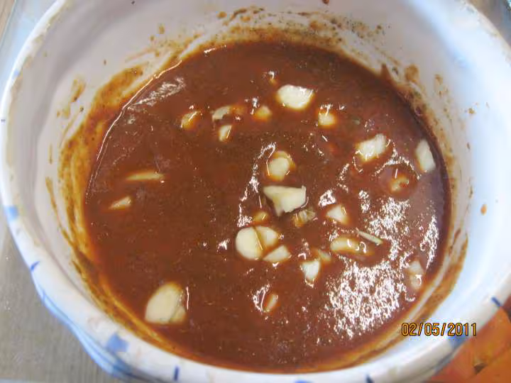 Cuisses de poulet en sauce tomate