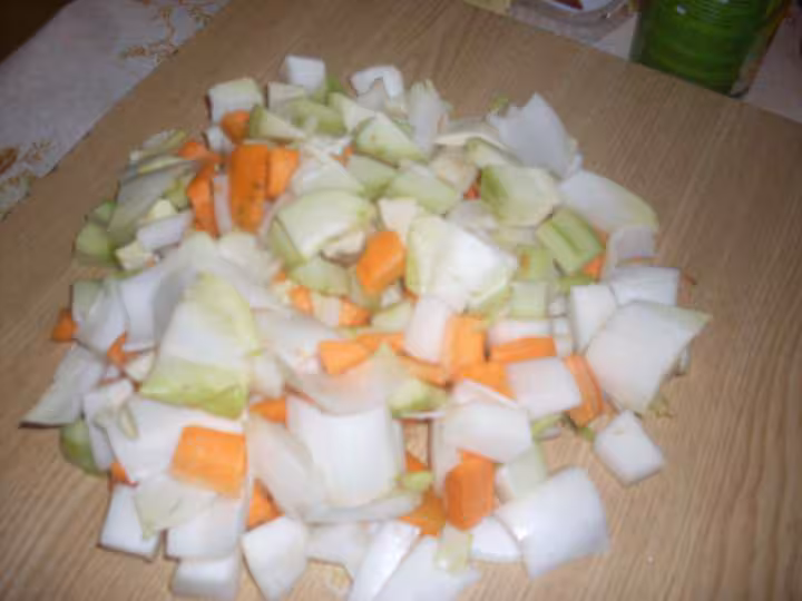 Cuisses de poulets aux legumes