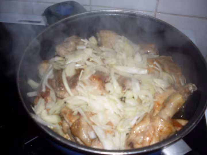 Cuisses de poulets sauce creole