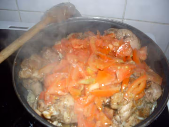 Cuisses de poulets sauce creole