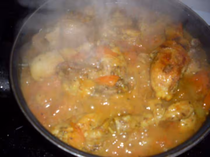 Cuisses de poulets sauce creole