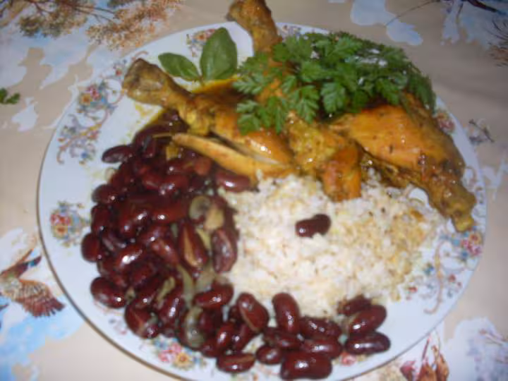 Cuisses de poulets sauce creole