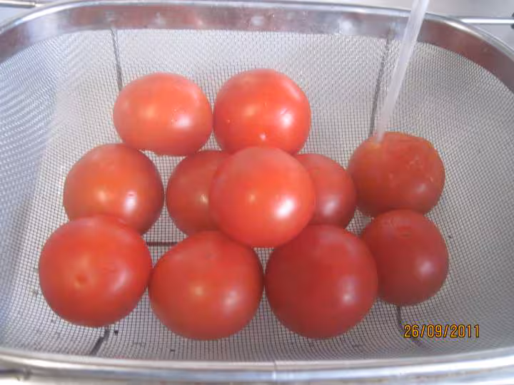 Deshydratation des tomates sechees