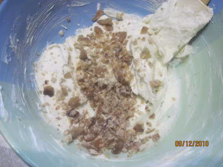 Dessert a la mascarone aux fruits sirop au speculoos