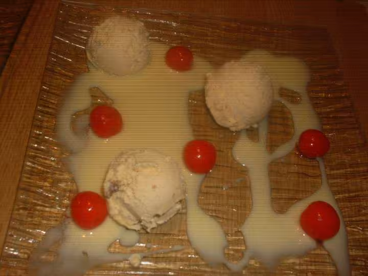 Dessert composees garnis