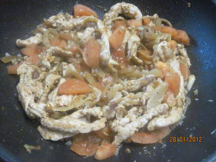 Emince de dinde au fenouil